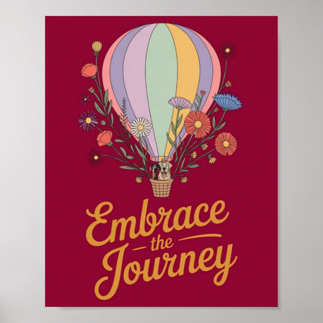 Affiche Embrasser le voyage (Devant)