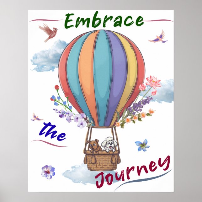 Affiche Embrasser le Voyage (Devant)