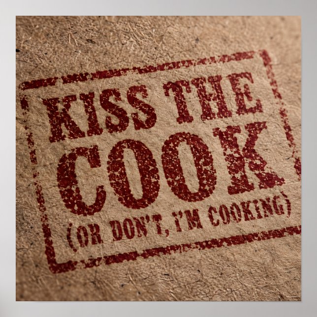 Affiche Embrassez Le Cuisinier (Devant)