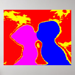 Affiche Embrassez les cadeaux de Zazzle de MUSÉE