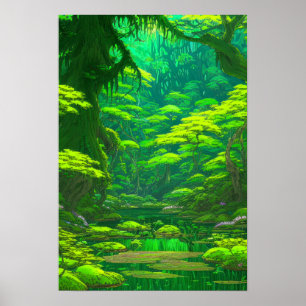 Affiche Emerald Marshland