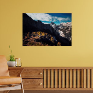 Affiche Émerveillé par les montagnes