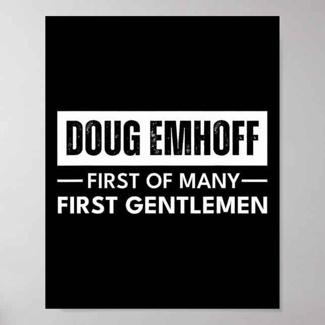 Affiche Emhoff comme premier mari Kamala Harris 1 (Devant)