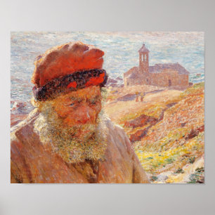 Affiche Emile Claus - Ampelio, ancien pêcheur de Bordigher