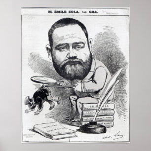 Affiche Emile Zola en tant que naturaliste, de 'L'Eclipse