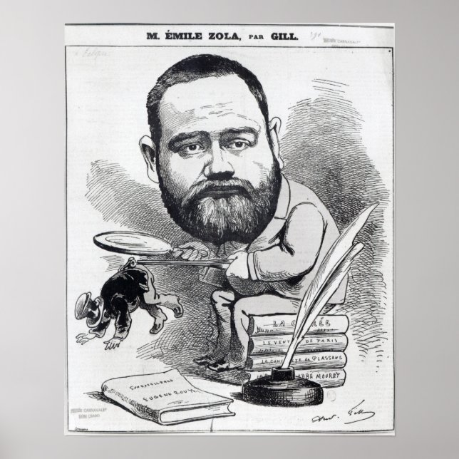 Affiche Emile Zola naturaliste, de 'L'Eclipse' (Devant)