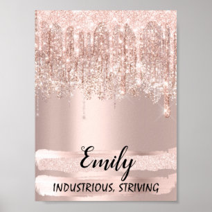 Affiche Emily Name Meaning Birthday 16th Bridal Gift