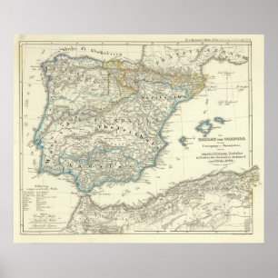 Affiche Émirat de Cordoue jusqu'à la destruction