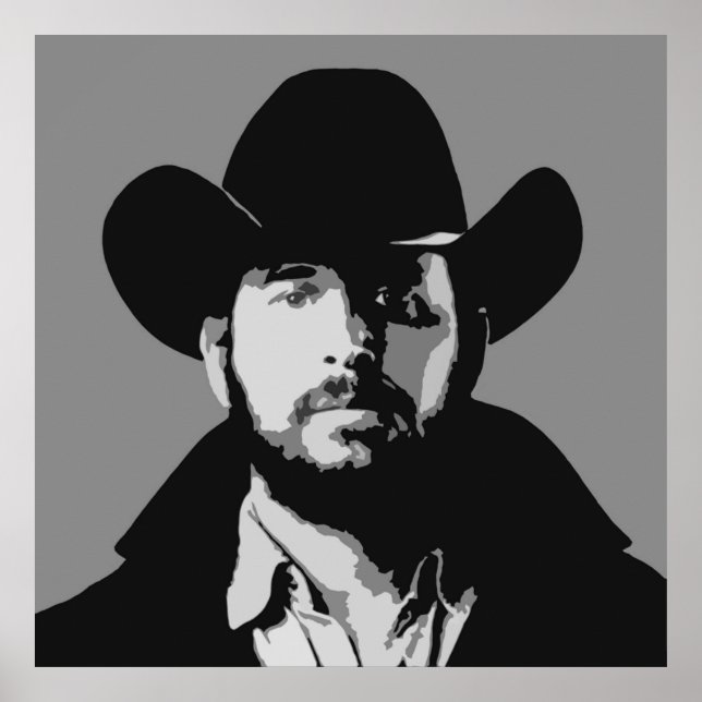 Affiche Émission TV Rip Wheeler Cole Hauser Yellowstone (Devant)