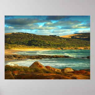 Affiche Emita Beach Flinders Island, Tasmanie