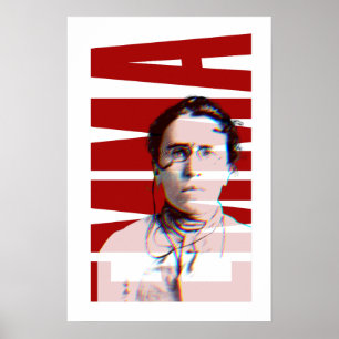 Affiche EMMA Goldman, L'histoire féminine féministe anarch