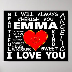 Affiche Emma Je T'Aime