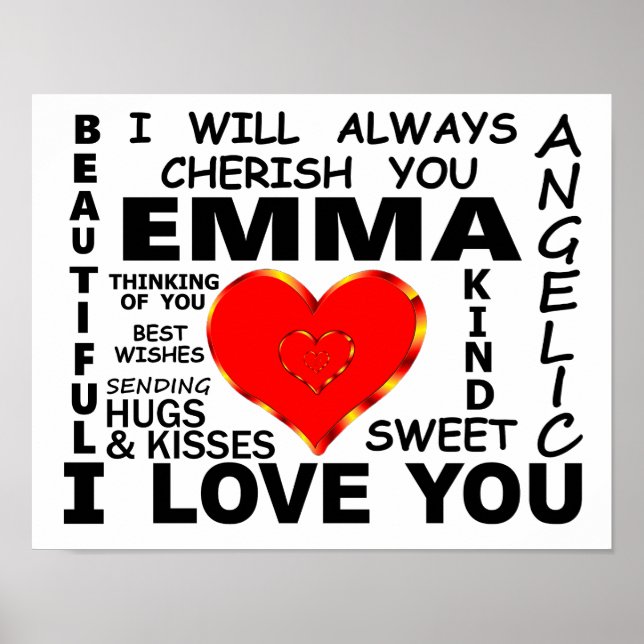 Affiche Emma Je T'Aime (Devant)
