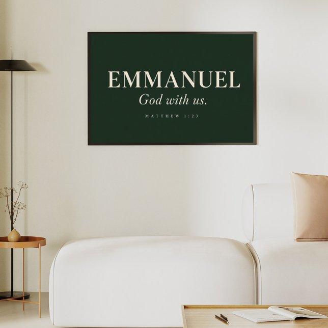 Affiche EMMANUEL | Matthieu 1:23 | Noël (Créateur téléchargé)