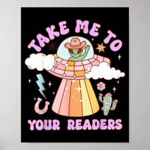 Affiche Emmenez les lecteurs Professeur Alien Halloween Li