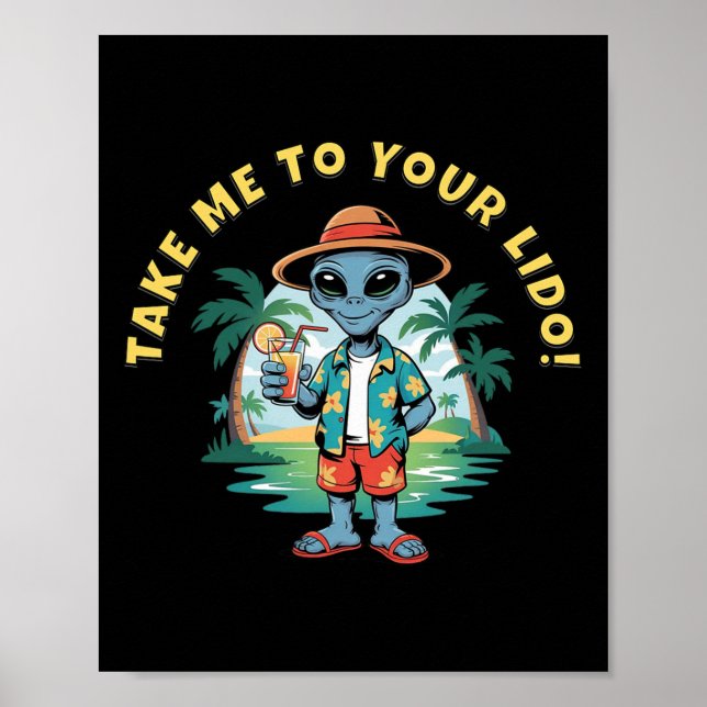Affiche Emmenez-Moi À Votre Lido Vacances De Croisière Drô (Devant)