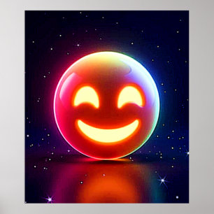 Affiche Emoji Orb Joyeux