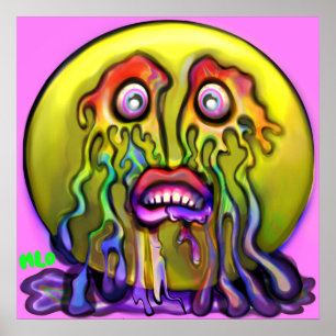 Affiche Emoji Pleurant Tes Arc-En-Ciel Tears Graphique Imp