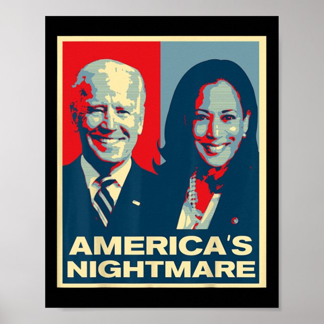 Affiche Empeach Biden Harris Maintenant Anti Joe Biden (Devant)