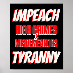 Affiche Empêcher Trump de commettre des crimes graves et d