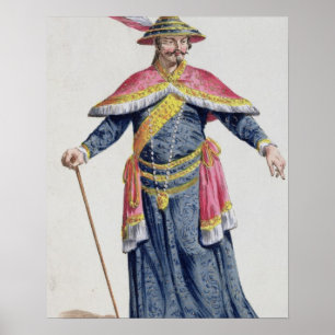 Affiche Empereur de Yu de la Chine de 'DES Estampes de