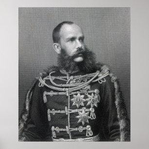 Affiche Empereur Franz Joseph I de l'Autriche