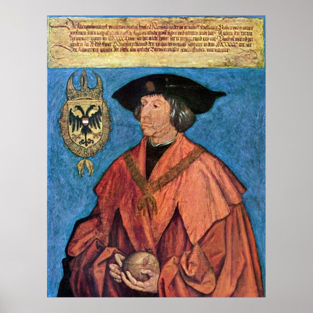 Affiche Empereur Maximilian I - Albrecht Durer - c1519 (Devant)