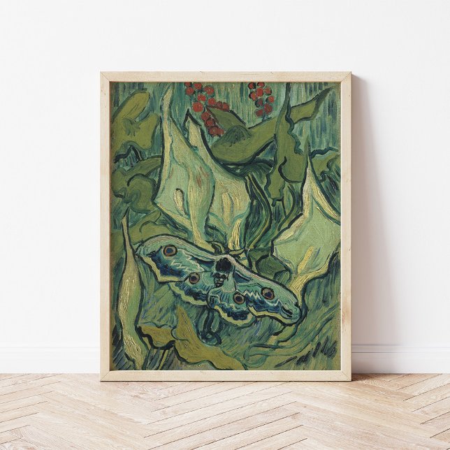 Affiche Empereur Moth | Vincent van Gogh (Créateur téléchargé)