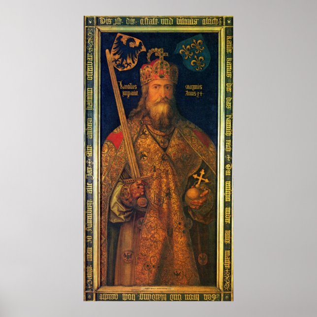 Affiche Emperor Charlemagne - Albrecht Durer - c1511 (Devant)