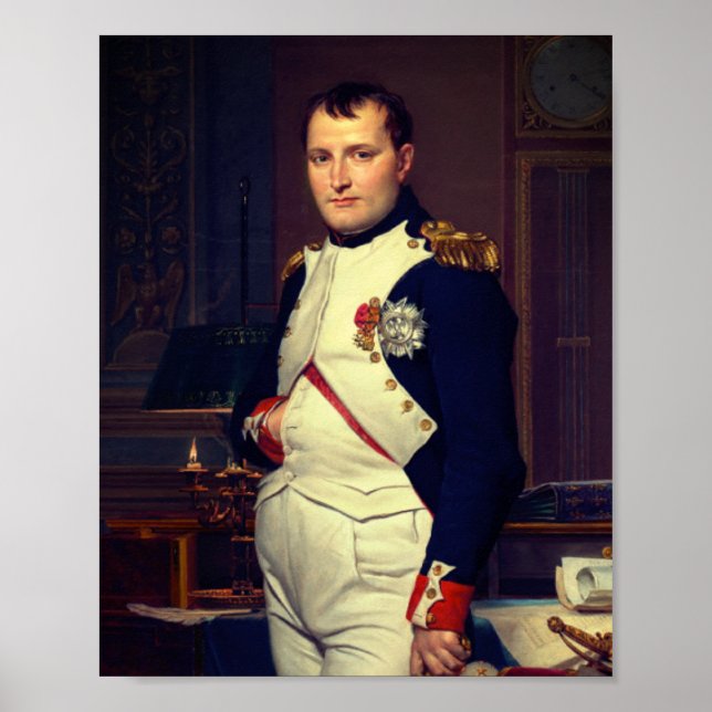 Affiche Emperor Napoleon in His Study at the Tuileries (Devant)