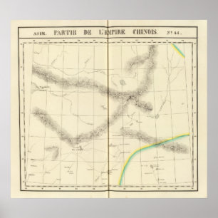 Affiche Empire chinois, Asie 44