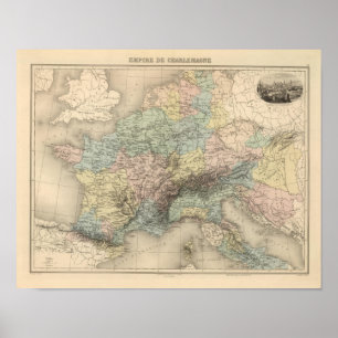 Affiche Empire de Charlemagne
