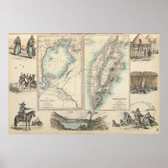 Affiche Empire russe en Asie de l'Est et de l'Ouest (Devant)