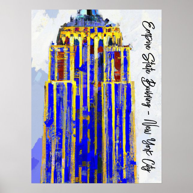 Affiche Empire State Building (Devant)