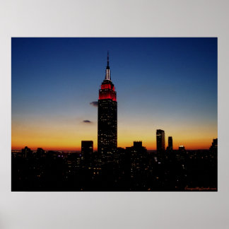 Affiche Empire State Building at Sunset