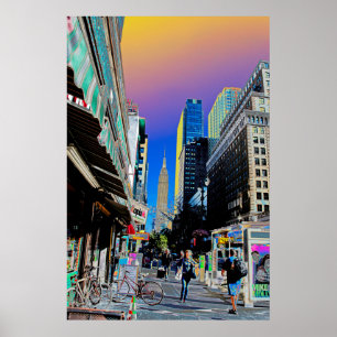 Affiche Empire State Building du 42ème St New York