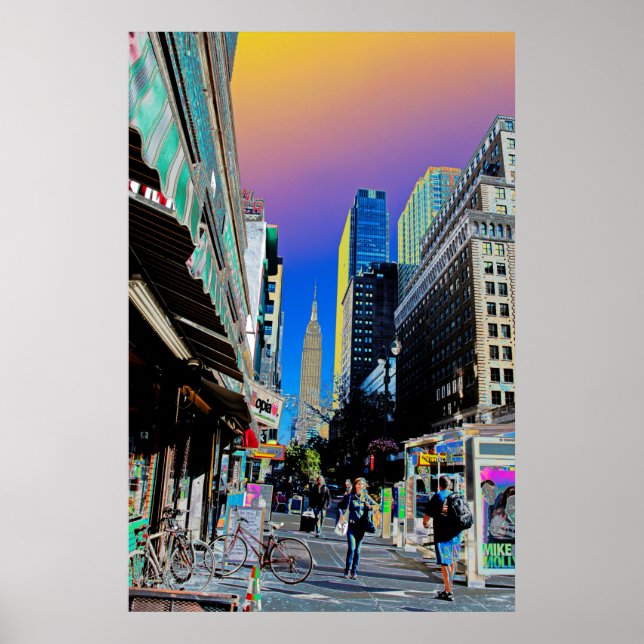 Affiche Empire State Building du 42ème St New York (Devant)