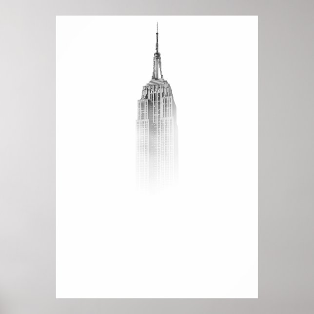 AFFICHE EMPIRE STATE BUILING SKETCH (Devant)