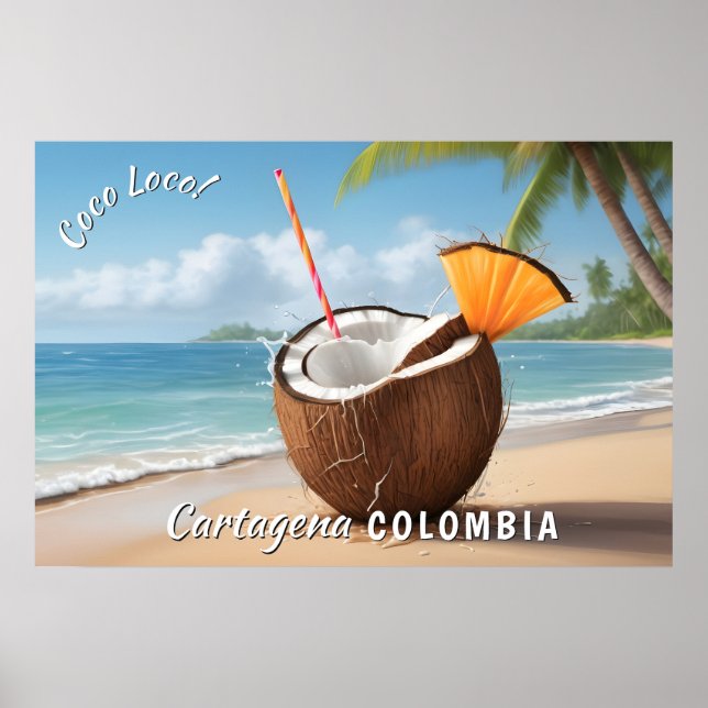 Affiche Emplacement personnalisé Coco Loco (Devant)