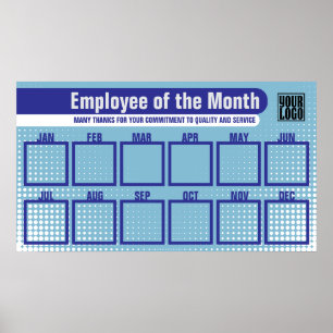 Affiche employé du mois 4x4 photo reconnaissance displa