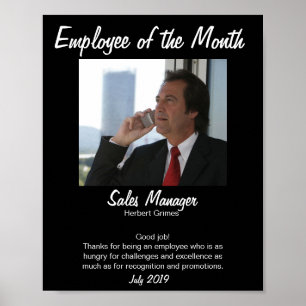Affiche Employee of the month