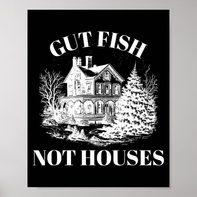 Affiche Empoissonner, pas de maisons Conservation côtière  (Devant)