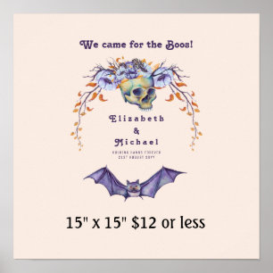 Affiche Empreinte Arbre Halloween Halloween Budget BOOS