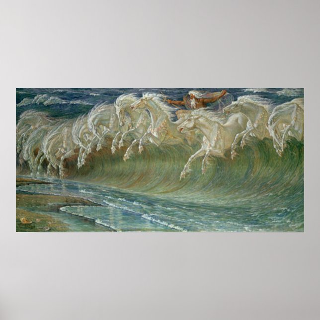 Affiche Empreinte de chevaux Neptunes (Devant)