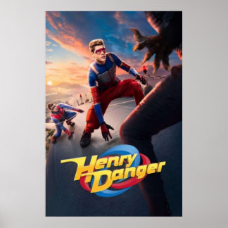 Affiche empreinte de danger de henry