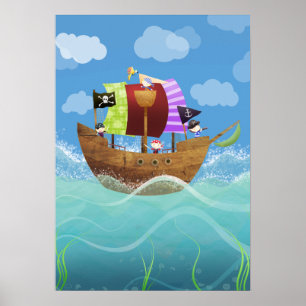 Affiche Empreinte de l'affiche de l'ahoo Pirates
