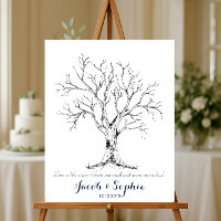 empreinte digitale mariage livre d'invités arbre m