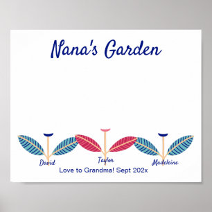 Affiche Empreinte manuscrite Nana Empreinte do-it-yourself