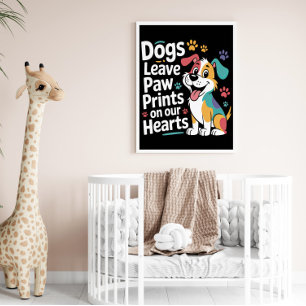 Affiche Empreintes de Pattes Héritage Canin Ému