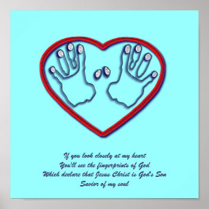 Affiche Empreintes digitales de Dieu - 1 5:6 de Peter - 7